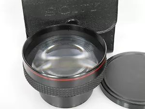 TV TELE CONVERSION LENS 1,6X?(keine Angaben?) E52mm + 52mm Adapter. +Sony Tasche - Picture 1 of 1