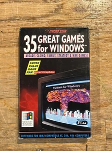 Micro Star 35 Great Games For Windows 3-1/2” Disk Software IBM 386,486 Computer - Picture 1 of 6