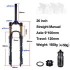 Mtb Bicycle Front Suspension Air Fork 26/27.5/ 29Er Inch Mountain Bike Fork