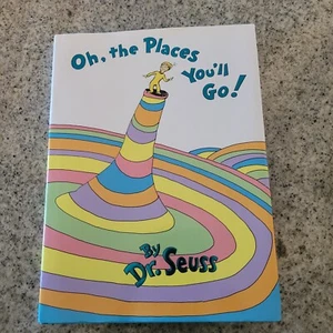 Dr Seuss Oh The Places You'll Go by Dr Seuss Hardcover With Slip Cover  - Picture 1 of 9