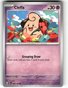 Pokemon Obsidian Flames Card 080/197 Cleffa - Picture 1 of 4