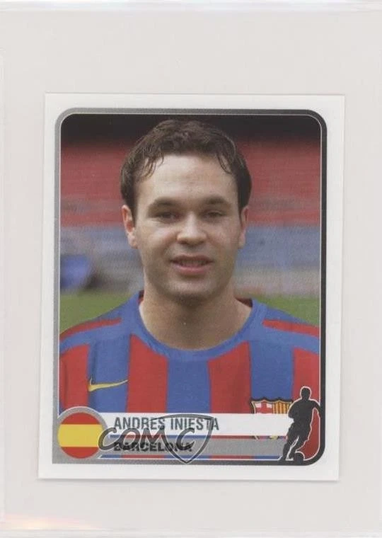 2005 Panini Champions of Europe 1955-2005 Andres Iniesta #72 Rookie RC - Image 1 of 2
