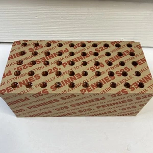 2023-D Lincoln Pennies SEALED BOX & Rolls $25 Bank Box, 50 Rolls - Picture 1 of 8