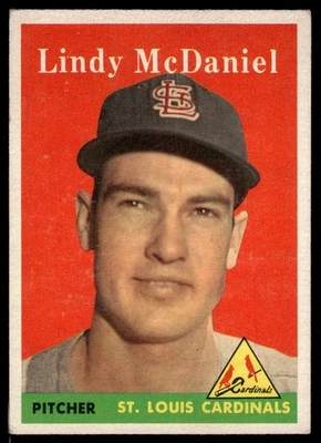 1958 Topps Lindy McDaniel St. Louis Cardinals #180 - Image 1 of 2