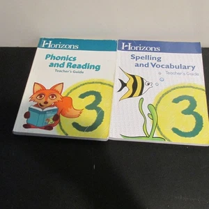Horizons Teacher's Guide. Spelling & Vocabulary 3 and Phonics & Reading 3. - Picture 1 of 3