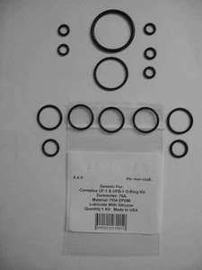Cornelius UF-1 & UFB-1 O-Ring Kit / R&S 010-123K / FDA EPDM Material - Picture 1 of 2