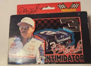DALE EARNHARDT THE INTIMIDATOR Embossed Tin Playing Cards Box Set Brand New - Picture 1 of 2