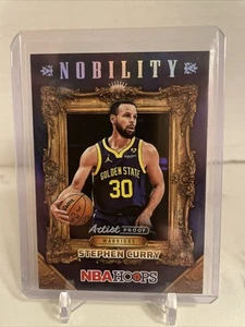 2024-25 Panini NBA Hoops Stephen Curry Nobility Artist Proof #’d /25 Warriors! - Picture 1 of 2