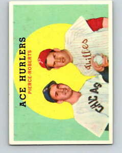 (HCW) 1959 Topps MLB #156 Pierce/Roberts Ace Hurlers  V11322