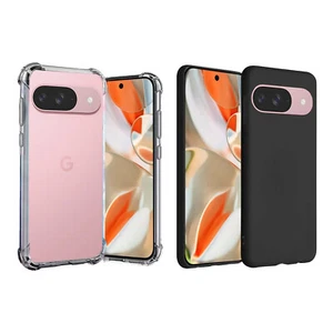 For Google Pixel 9 Phone Case Silicone Gel Skin Tough Shockproof Cover - Picture 1 of 47