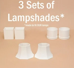 💡Juego de 3 PANTALLAS salón LUZ diorama ACCESORIO escala 1/6 para BARBIE - Imagen 1 de 6