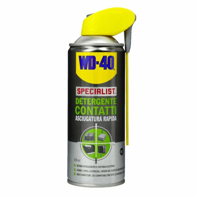 PULITORE CONTATTI ELETTRICI 400 ML WD 40 SPECIALIST ASCIUGATURA RAPIDA - Immagine 1 di 1