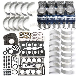 Engine Overhaul Pistons Gaskets Set For Mercedes-Benz S500 W212 W221 C218 M278 - Picture 1 of 14
