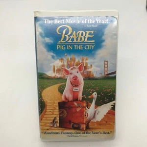 VHS Babe Pig In The City Video Tape Movie Rated G 1999 Color Comedy Family - Picture 1 of 4