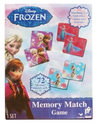 Replacement Memory Match Cards Disney Frozen Matching Game Cardinal Tiles Choose - Image 1 of 3