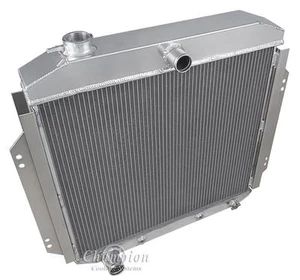 Three Row Aluminum Radiator for 1957 - 1960 Ford F100 Pick Up Truck with V8 - Bild 1 von 21
