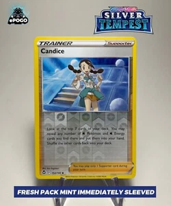Tarjeta Pokémon Candice 152/195 Holo Inverso JCC: Pokémon Tempestad Plata COMO NUEVA 🙂 🙂 - Imagen 1 de 2
