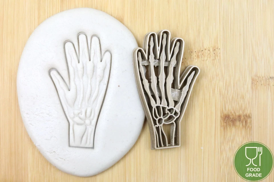 Handknochen Keksstempel/Ausstechform keksausstecher PLA ca.8cm - Bild 1 von 1