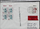 Bund Expres Brief Mainz-Wiesbaden am 10. 11. 1988 MiF 1365 m. OR/ 1393 m. 0ER