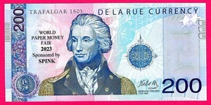 De La Rue, 200 Units, 2023 TEST NOTE UNC (TK16 114) - Picture 1 of 2