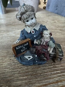 1996 Yesterday's Child Michelle w/ Daisy..Reading is Fun Style#3511 Dollstone - Picture 1 of 5