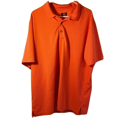 Champions Tour Men Golf Polo Shirt Short Sleeve Peach Size XXL 2XL Pre Own - Image 1 of 4