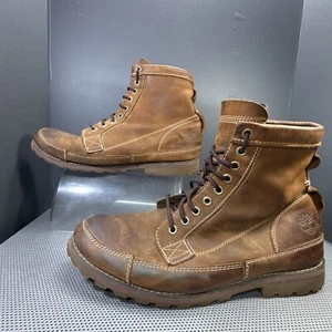 Men's TIMBERLAND Heritage EARTHKEEPERS Waterproof 15551 Brown BOOTS US Size 12 - Picture 1 of 15