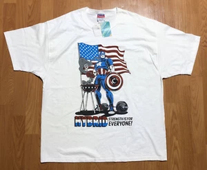 Champion Sports Apparel Hybrid Strength Is For Everyone Captain America Tee XL - Picture 1 of 6