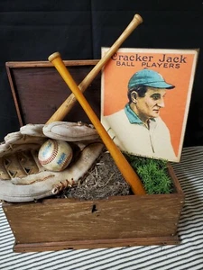 LETRERO DE LONA ESTILO VINTAGE DEPORTIVO HONUS WAGNER TARJETA DE BÉISBOL CRACKER JACK JUGADOR - Imagen 1 de 9