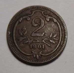 Moneda de 2 Heller Austria 1901 - Imagen 1 de 2