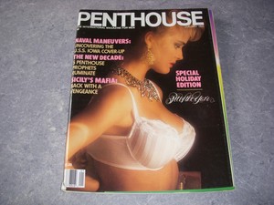 PENTHOUSE Magazine, JANUARY 1990, STACEY LYNN CENTERFOLD, STEPHANIE PAGE COVER!