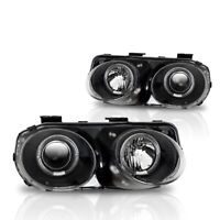 IPCW CWS-107C2 Acura Integra Chrome Projector Head Lamp with Rings Pair 03-00-CWS-107C2 