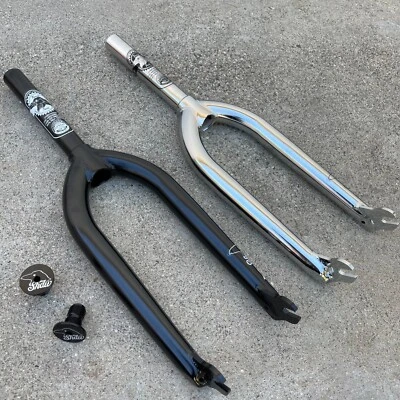 SHADOW CONSPIRACY FINEST FORK 25MM BLACK OR CHROME BMX BIKE FORKS PRIMO FIT CULT - Image 1 of 3