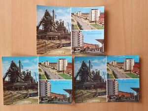 Postal 3x Eisenhüttenstadt fecha de impresión 1967 1968/69 1971 - Imagen 1 de 2