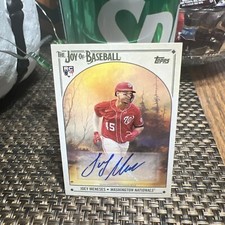 2023 TOPPS X BOB ROSS JOY OF BASEBALL JOEY MENESES RC AUTOGRAPH AUTO