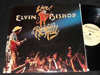 ELVIN BISHOP 2 LP Live! Raisin' Hell Classic CAPRICORN 1977 Tower Of Power Gatef - Image 1 of 2