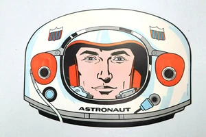 Vtg Kaphan's Kids Menu Houston Tx Apollo Astronaut Paper Mask Astroworld 1977 - Picture 1 of 9