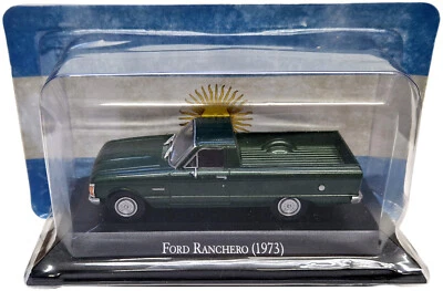 Camioneta Ford Ranchero, 1973, verde, modelo diecast escala 1:43 (LX66) Foto 1 de 2