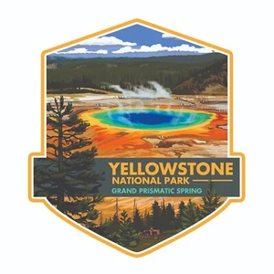 Adesivo Parco Nazionale di Yellowstone adesivo paraurti decalcomania - Foto 1 di 2
