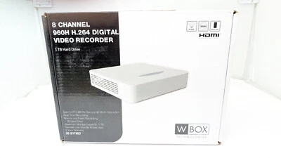 WBox 0E-41T1UD DVR 8 Channel 960H H.264 Digital Video Recorder 1TB HDD HDMI