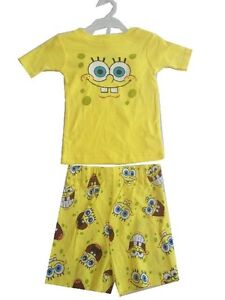 SpongeBob SquarePants Pajama 2 pcs Set Baby Toddler Kid's Boys Girls Sleepwear