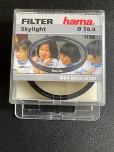 HAMA Skylight filter HR:SKY (IX) 58mm - Picture 1 of 3