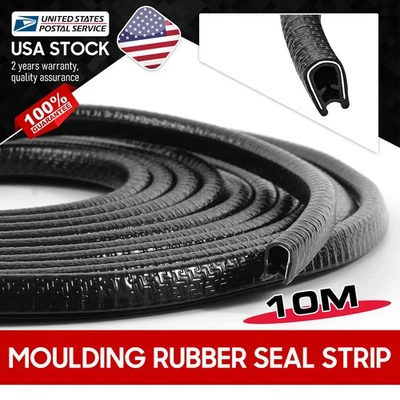 393'' Rubber Seal Weather Strip Door Window U-Lock For 2006-2019 GMC Canyon - Image 1 of 4