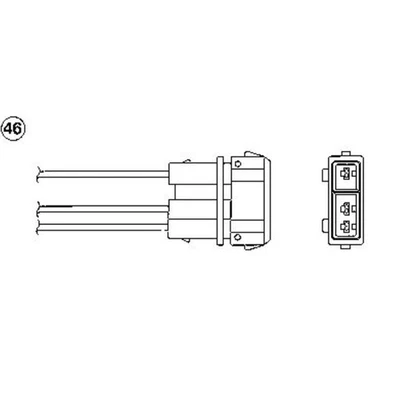 NGK Sonda Lambda Regolatrice Adatta Per VW Transporter IV Bus 2.5 2.0 - Immagine 1 di 2