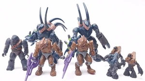 Lote Mega Bloks Construx Halo Covenant Hunters Covenant Brown Elites Brute Grunts - Imagen 1 de 7