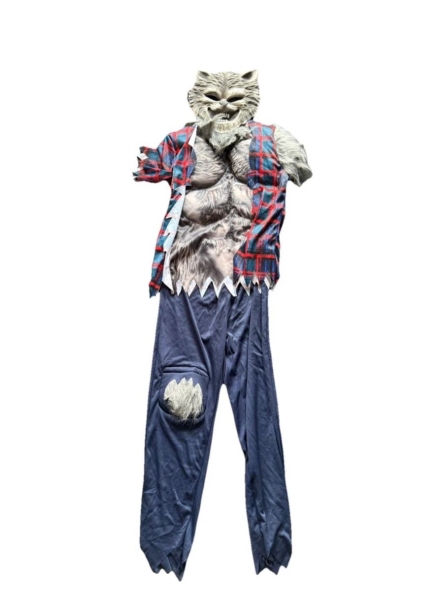 Amscin Sustainable Kids Werewolf Halloween Kostüm | Aus 100% Recycelten Materialien | Maschinenwaschbar & Umweltfreundlich