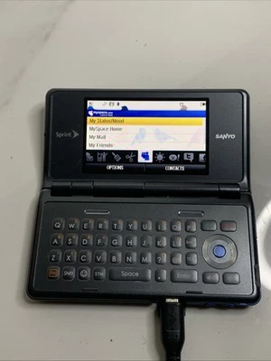 Rare Blue Sprint Mobile Sanyo Innunendo SCP-6780 Cellphone Read - Image 1 of 4