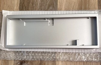 Silver Aluminum Mechanical Keyboard Case. New. Open Box - Image 1 of 4