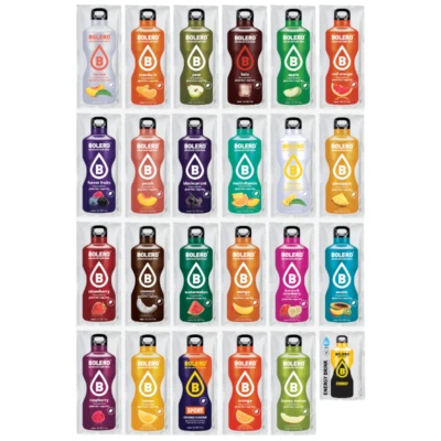 Bolero Drink Mix Box Beutel-Set mit 24 Geschmacksrichtungen, 9 g - Bild 1 von 2