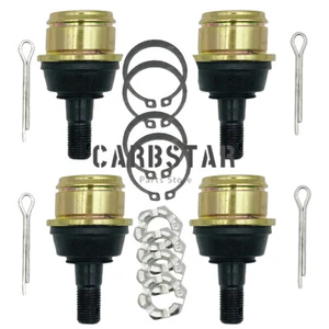 4 Front Upper Lower Ball Joint for Honda TRX300FW Fourtrax 300 4X4 1988-2000 - Picture 1 of 6